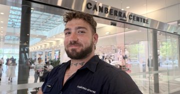 The Canberra Centre 'handyman' has become the star of its social media and it's kind of awesome