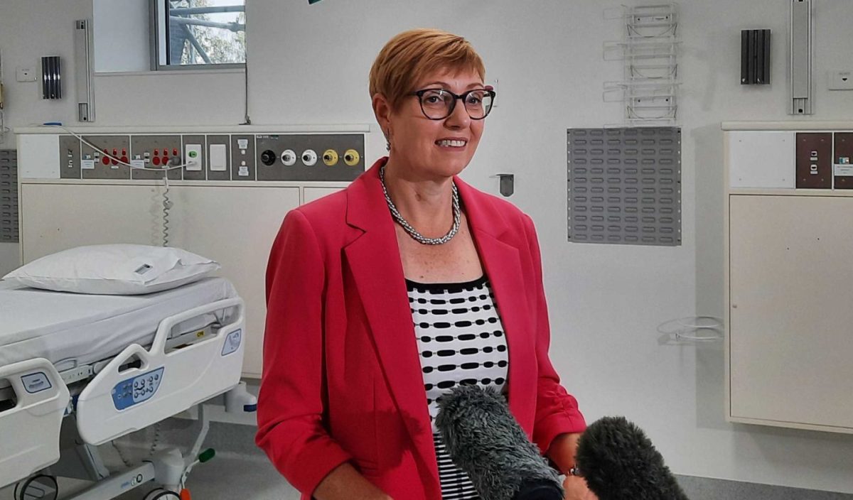 Health Minister Rachel Stephen-Smith at TCH.