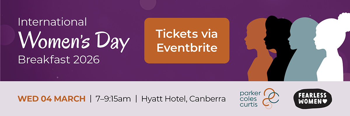 International Women's Day Breakfast parker coles curtis