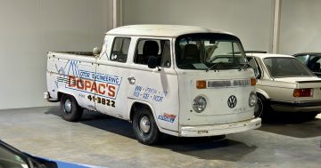 Remember this old Canberra business? Its work ute has just gone up for auction - and we want it!