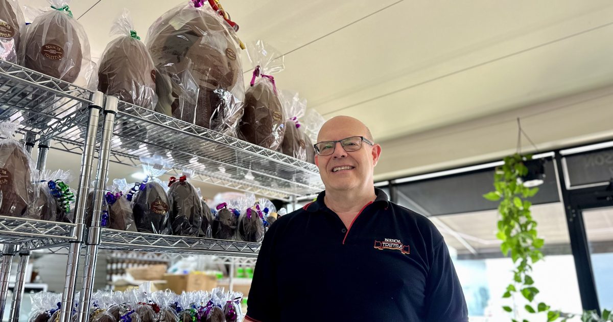 Try this Mawson shop's 5 kg Easter egg on for size | Region Canberra