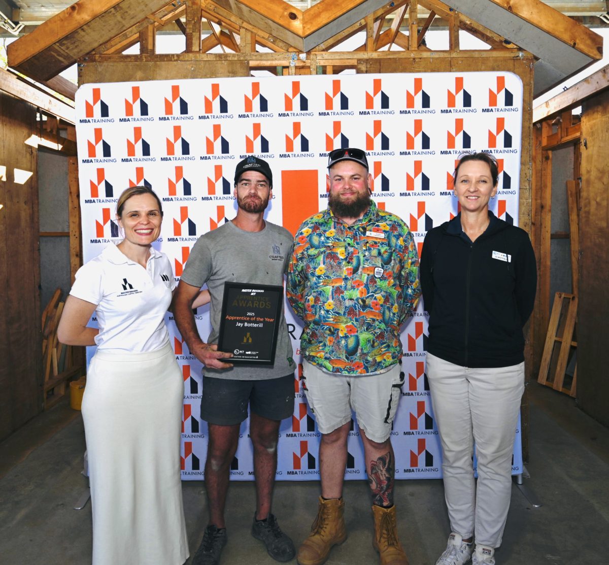 People at the Master Builders ACT 2025 Apprentice Awards