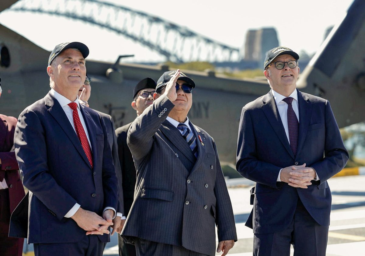 Richard Marles, Prabowo Subianto, Anthony Albanese