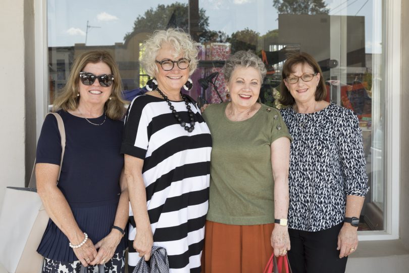 Sue Whigham, Judith Barnes, Ros White and Heather Alexander