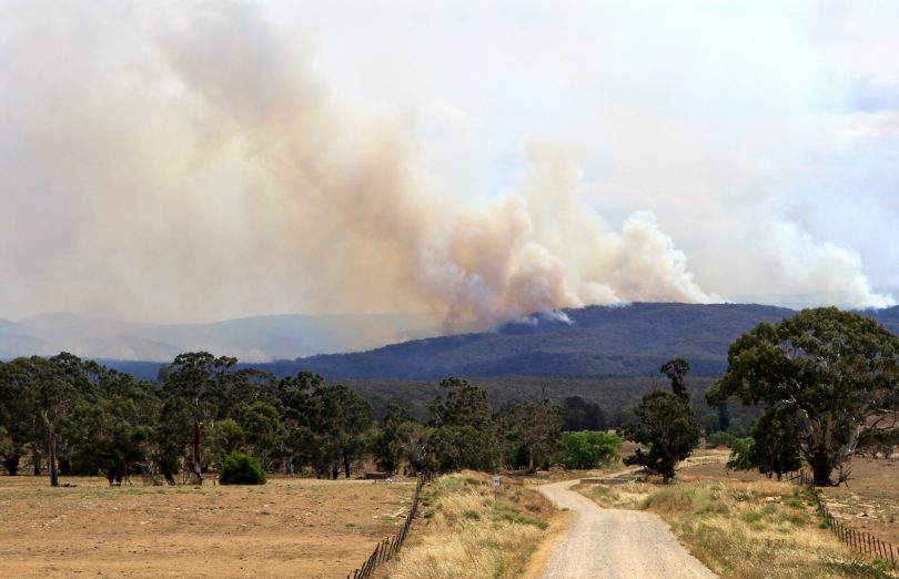 The North Black Range fire