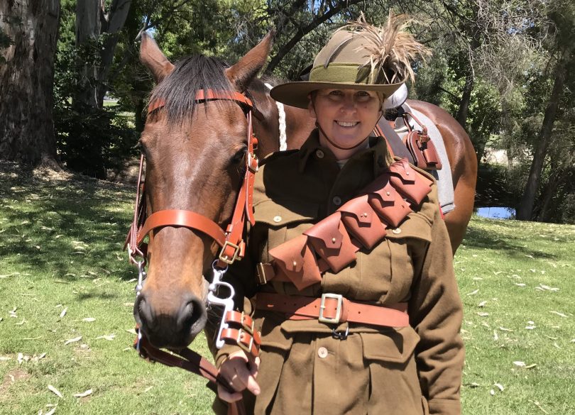 Diane Hickey and her horse, Shrapnel Impact
