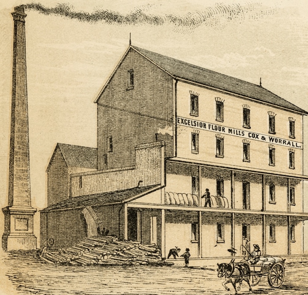 Excelsior Steam Flour Mills in Clinton Street, Goulburn, had all the bells and whistles of the era when it opened in 1882, but was in dire straits in 1888 when a fire broke out underneath its heat elevator.