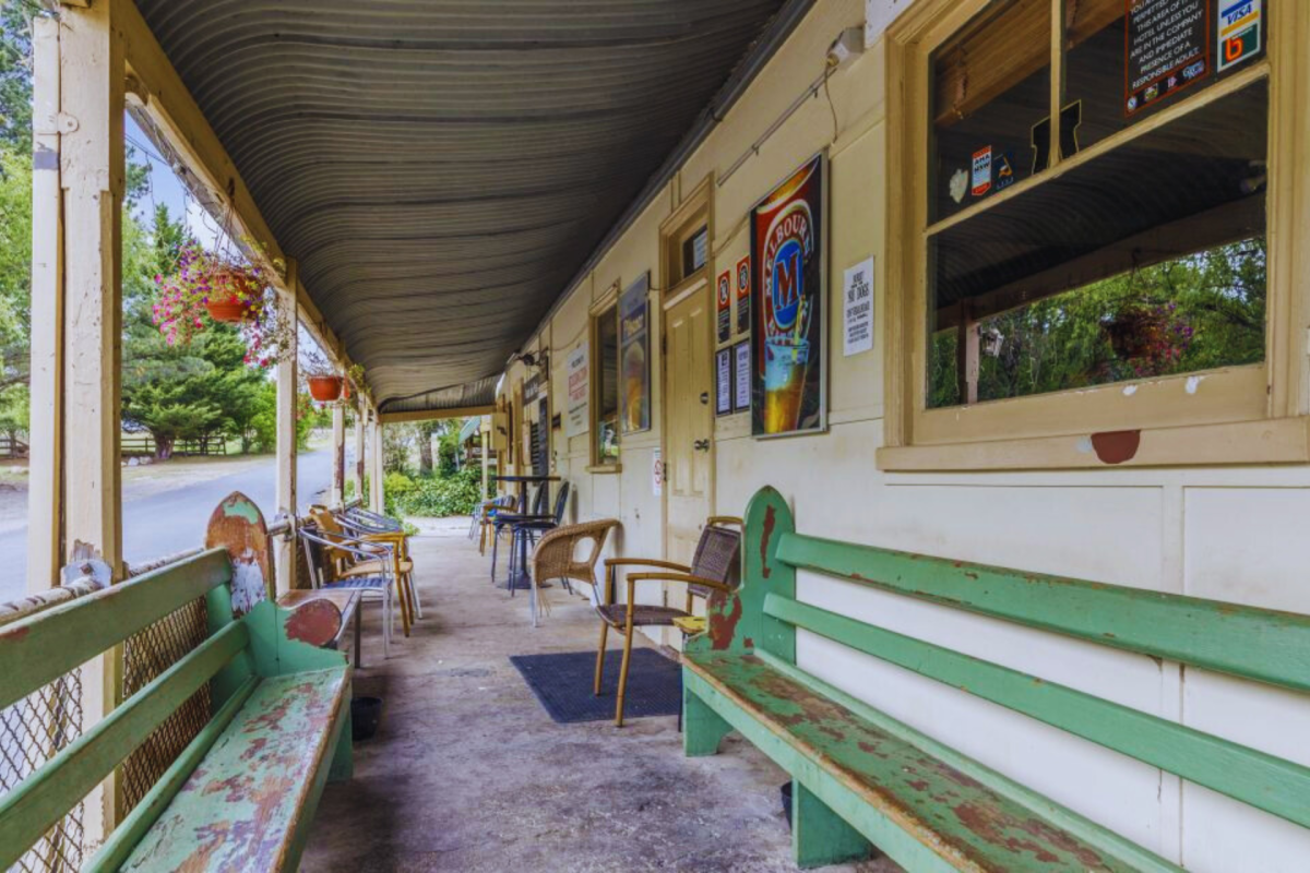 Old pub's verandah